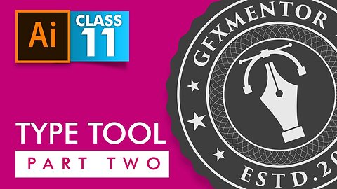 Adobe Illustrator - Type Tool Part 2 - Class 11 - Urdu/Hindi [Eng Sub]