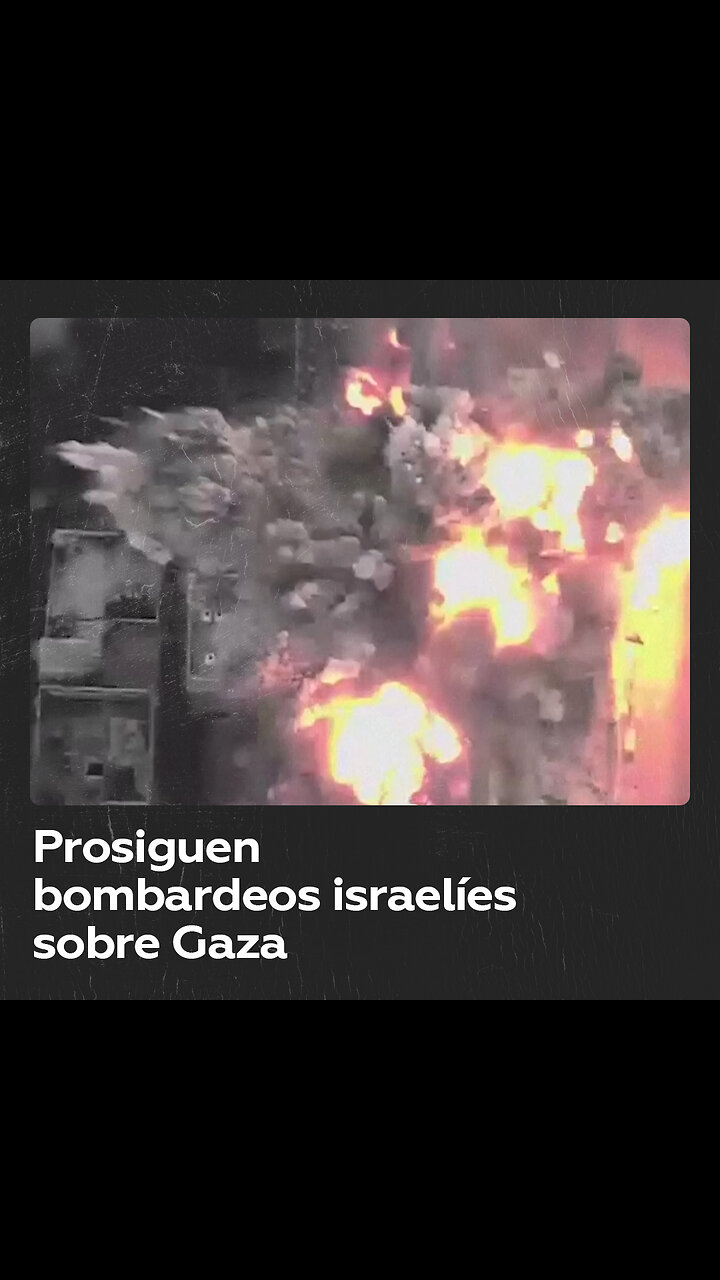 Israel ataca “un centenar de objetivos de Hamás” en la Franja de Gaza