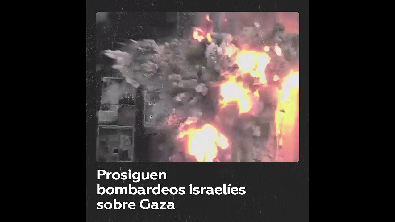 Israel ataca “un centenar de objetivos de Hamás” en la Franja de Gaza