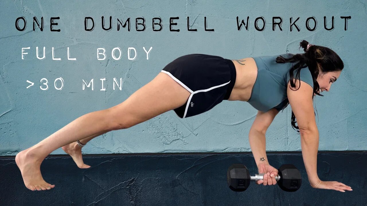 ONE DUMBBELL•FULL BODY WORKOUT 🏋🏽‍♀️