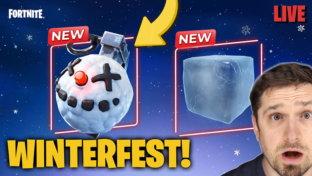 🔴LIVE Fortnite WINTERFEST is LIVE! Creator Code: saltedxp