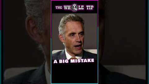 A BIG MISTAKE - Jordan Peterson man with a plan #shorts #short