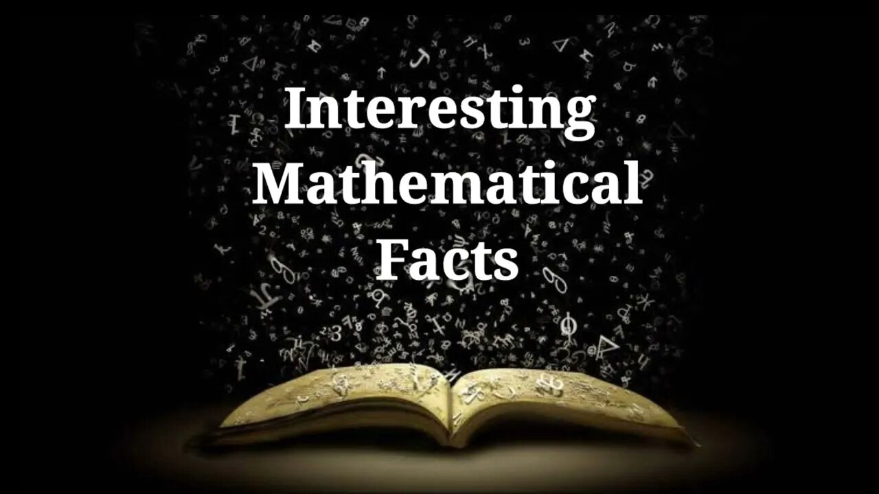 Interesting Mathematics Facts (Part 1) | #Shorts #facts | Your Vision's Factory