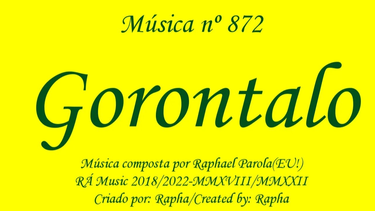 Música nº 872-Gorontalo