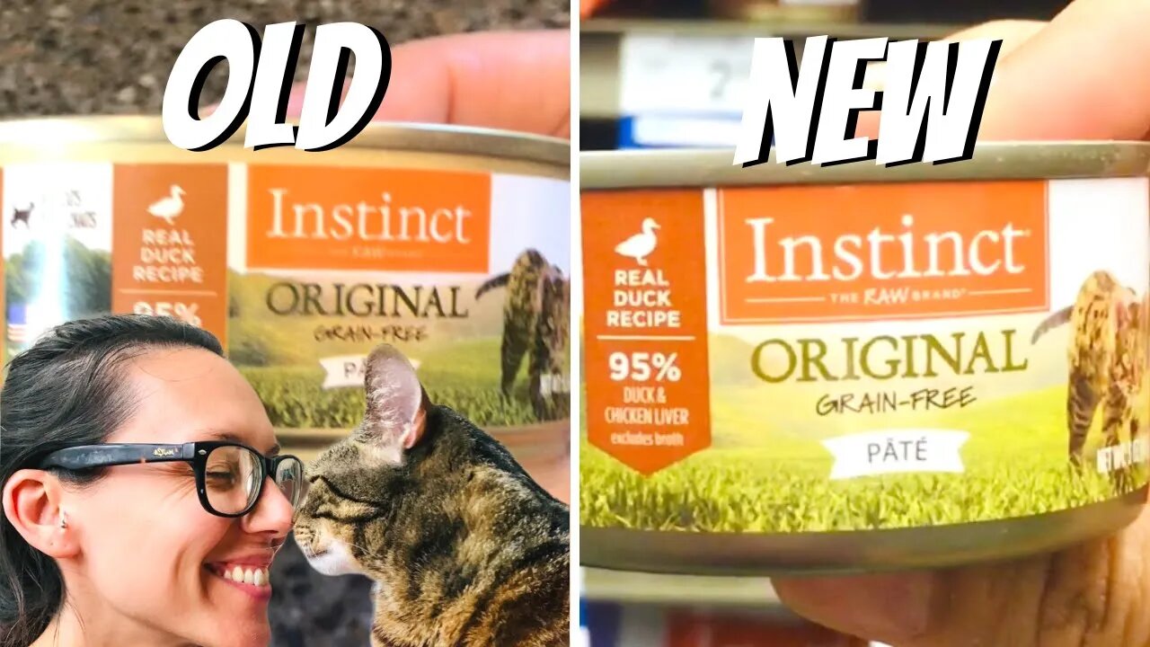 Instinct wet cat food new vs old formula