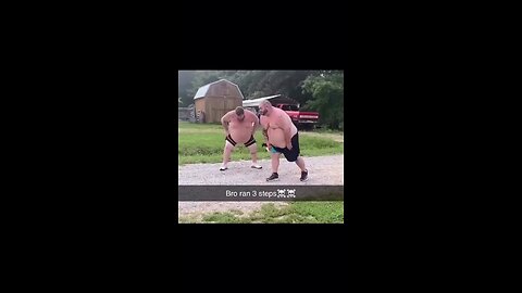 Bro ran for three steps