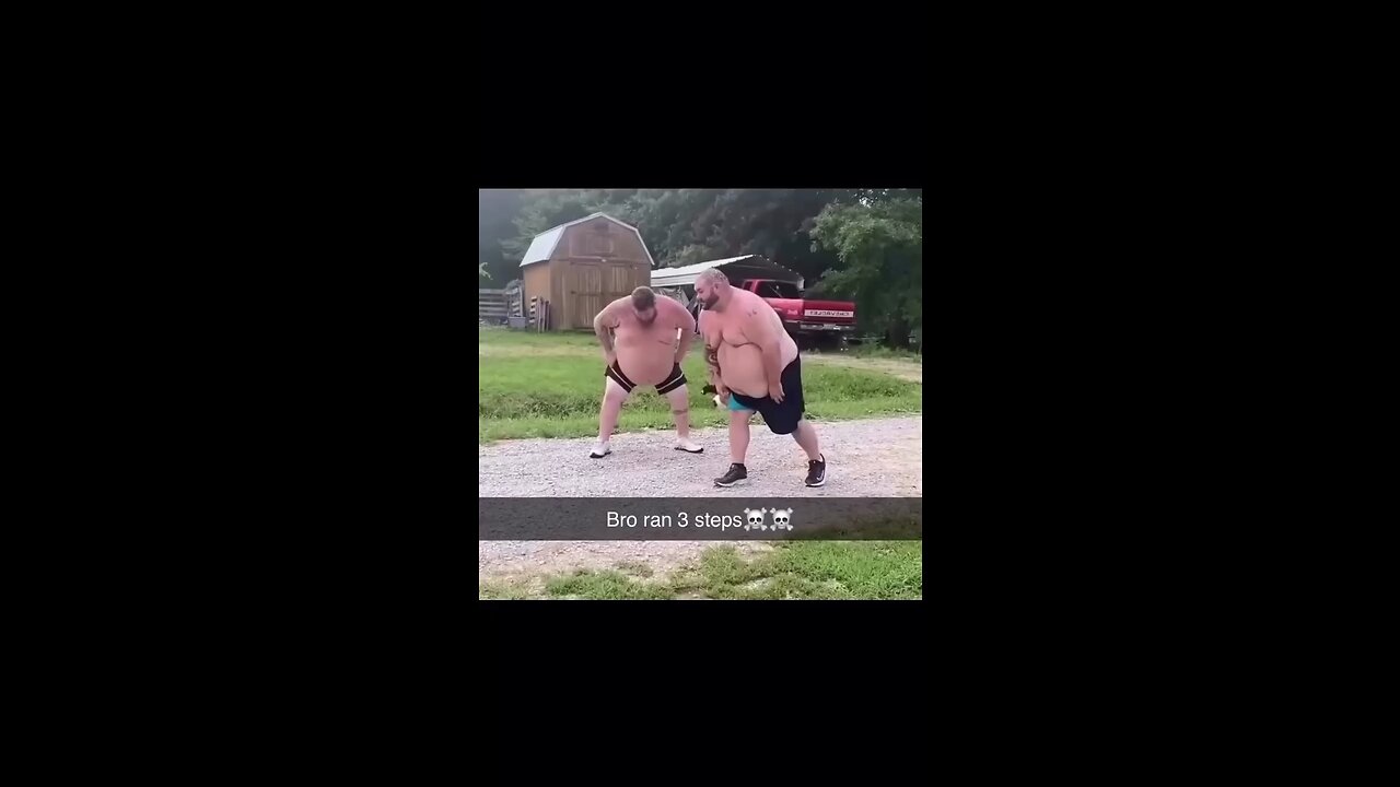 Bro ran for three steps