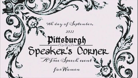 Speaker’s Corner: Pittsburgh | a Free Speech Event for Women