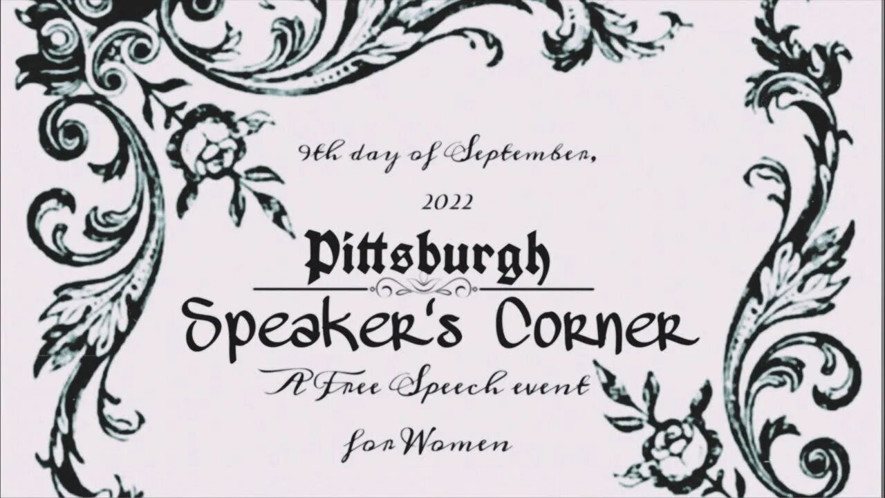 Speaker’s Corner: Pittsburgh | a Free Speech Event for Women