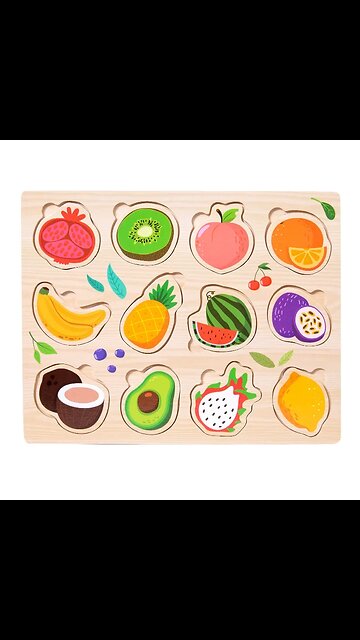 Kids 3D Colored Puzzles Jigsaw Wooden Toys For Children