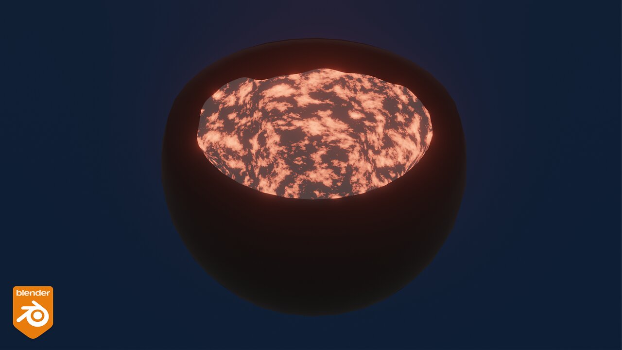 Procedural Lava Material | Blender 4.1 Tutorial