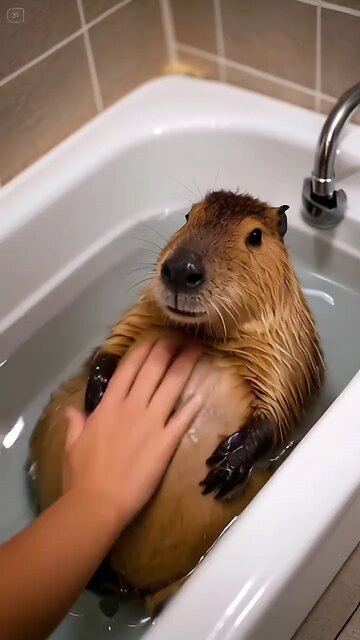 hamster taking bath | lively and lovely animals