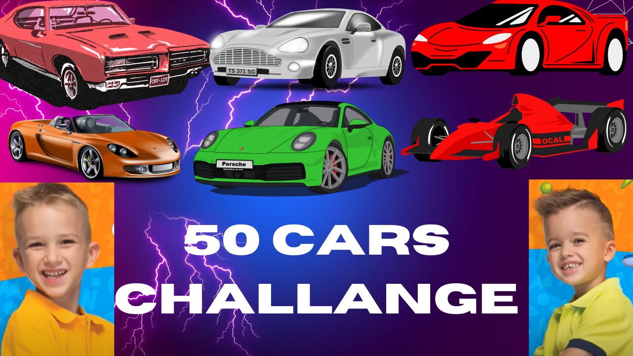 Vlad and Niki 50 cars Challenge