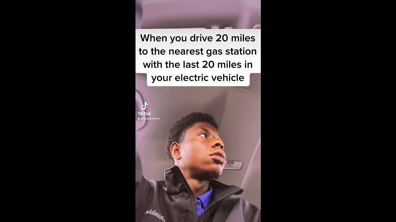 When you drive, 20 miles to the nearest gas station with the last 20 miles in your electric vehicle