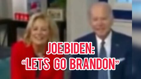 JOE BIDEN SAYS LETS GO BRANDON