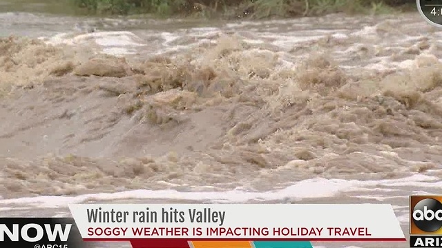 Rain hits the Valley again days before Christmas