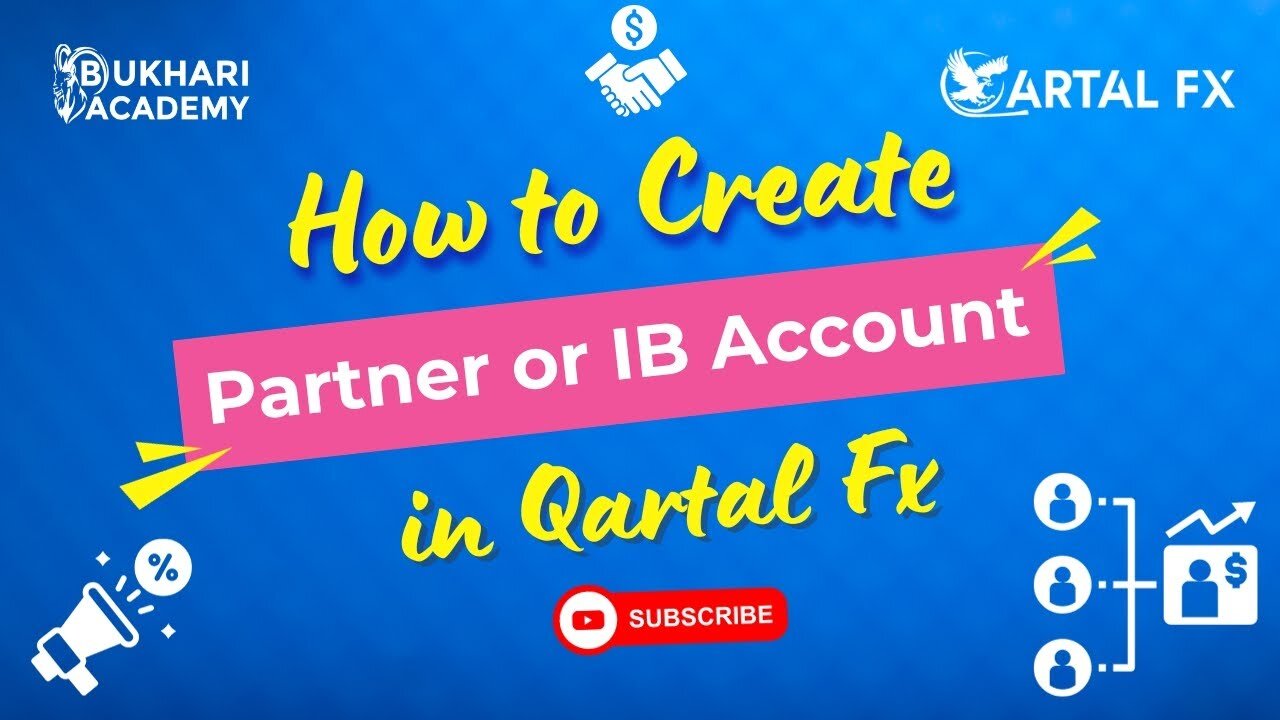How to Create IB / Partner / Affiliate Account on Qartal Fx.
