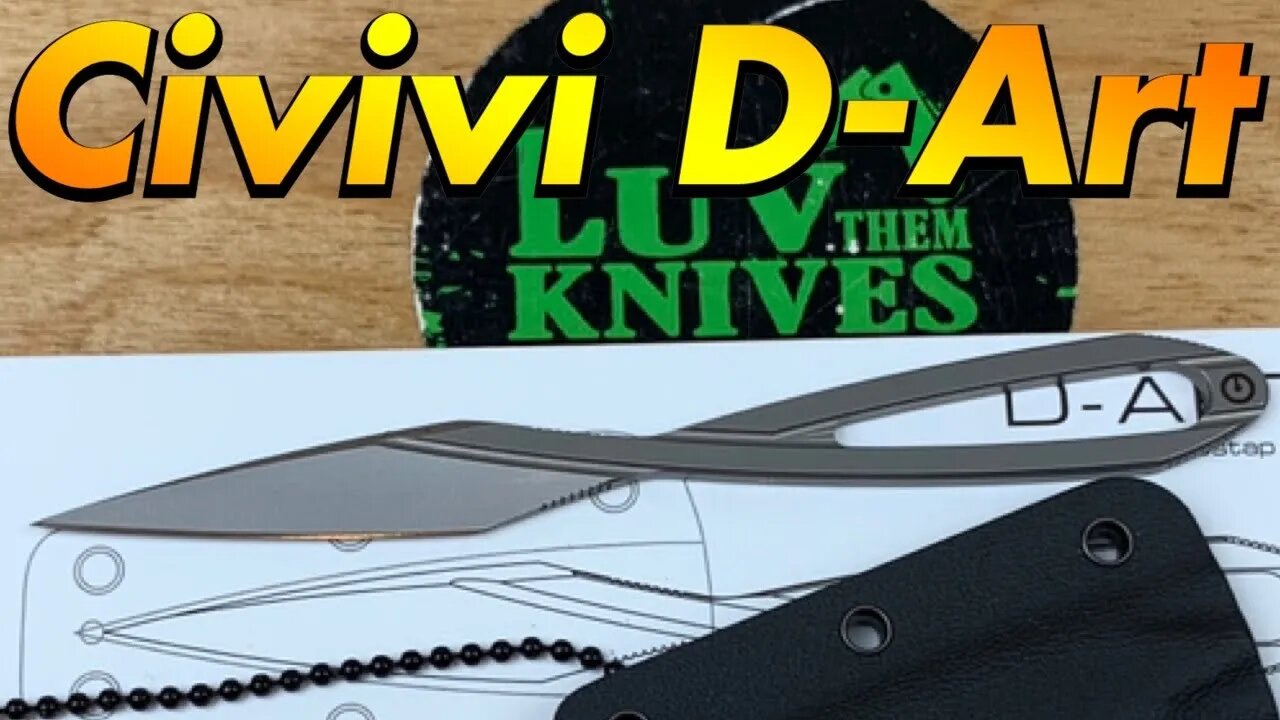 Civivi D-Art neck knife Ostap Hel design