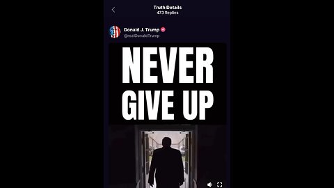 NEVER GIVE UP!