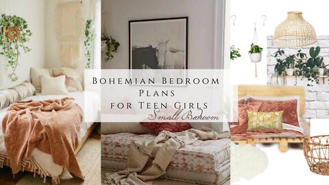 Bohemian Bedroom Plans for Teen Girl