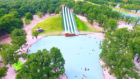 CRAZY EPIC SUMMER WATER SLIDE WITH BEACH PARTY !