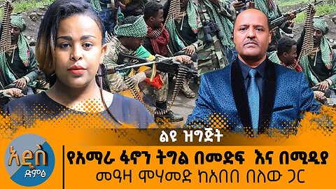 የአማራ ፋኖን ትግል በመድፍ እና በሚዲያ - ልዩ ዝግጅት መዓዛ ሞሃመድ ከአበበ በለው ጋር