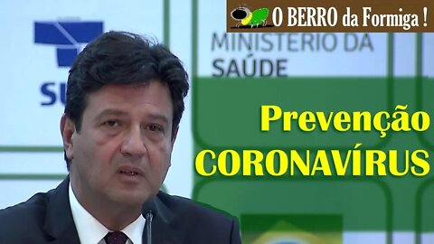 Coletiva com Mandetta - prevenção ao CORONAVÍRUS