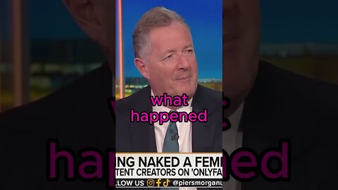 Piers Morgan DESTROYS OF Model!