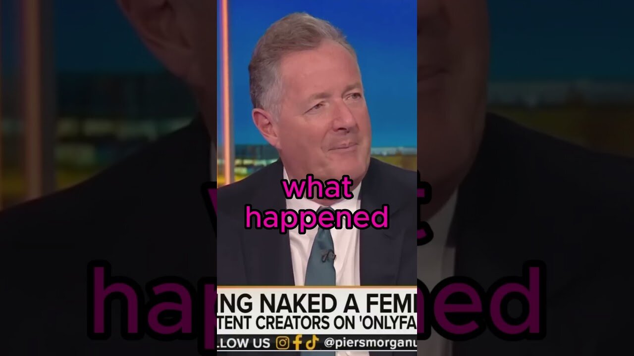 Piers Morgan DESTROYS OF Model!