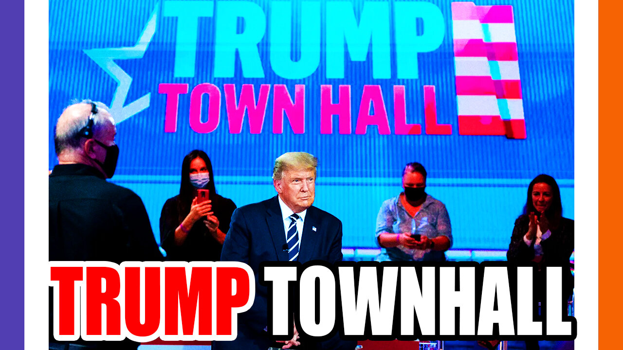 🔴LIVE: Trurnp Townhall 🟠⚪🟣