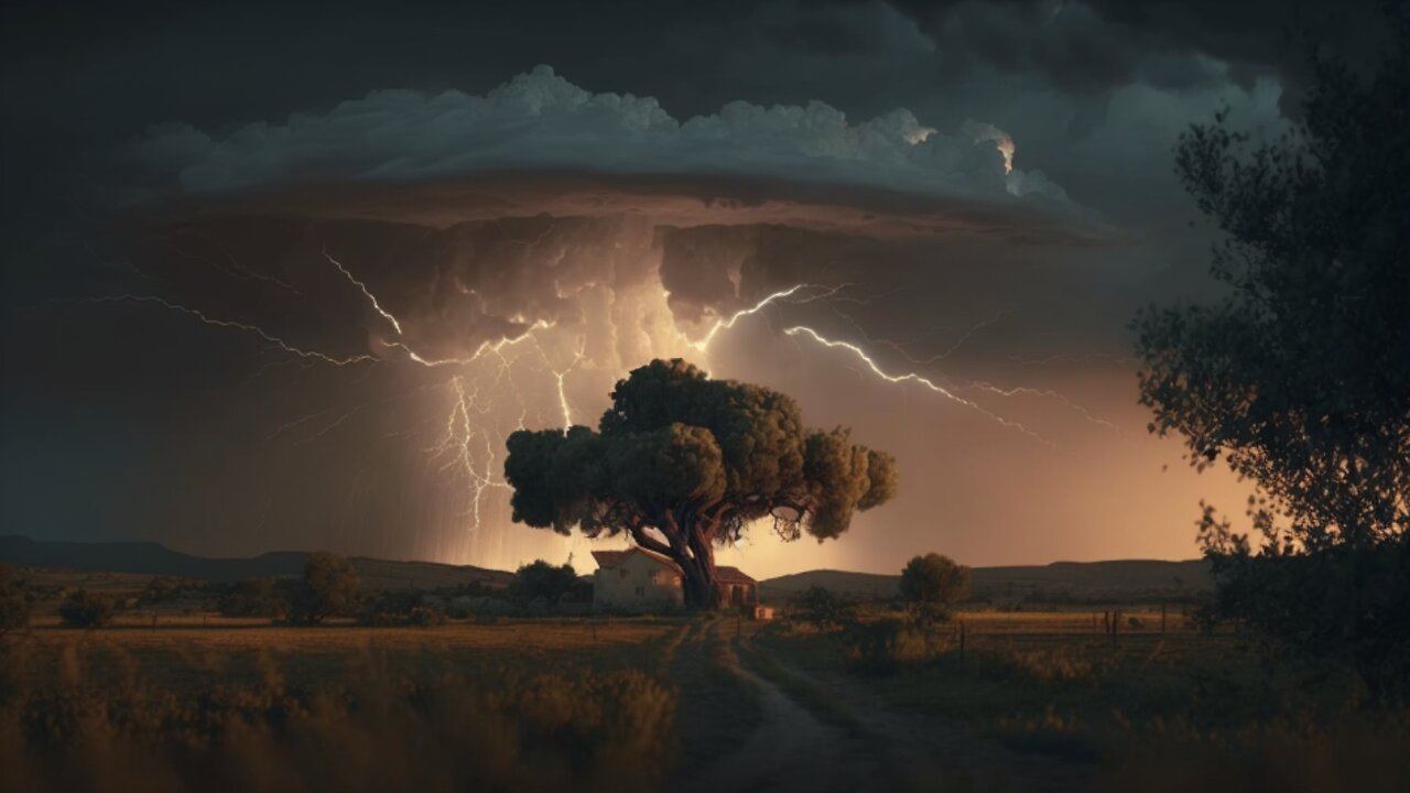 ⛈️ 11 Hours of Thunderstorm Sounds in the French Countryside