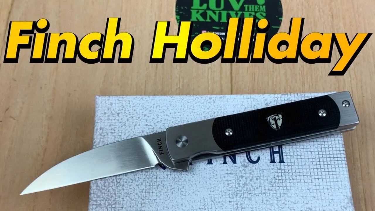 Finch Holliday / includes disassembly/ Great design gent carry !!