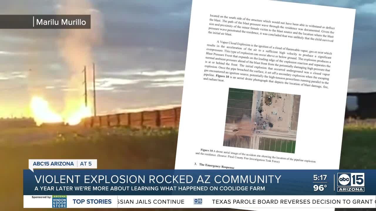 Violent explosion rocked AZ community