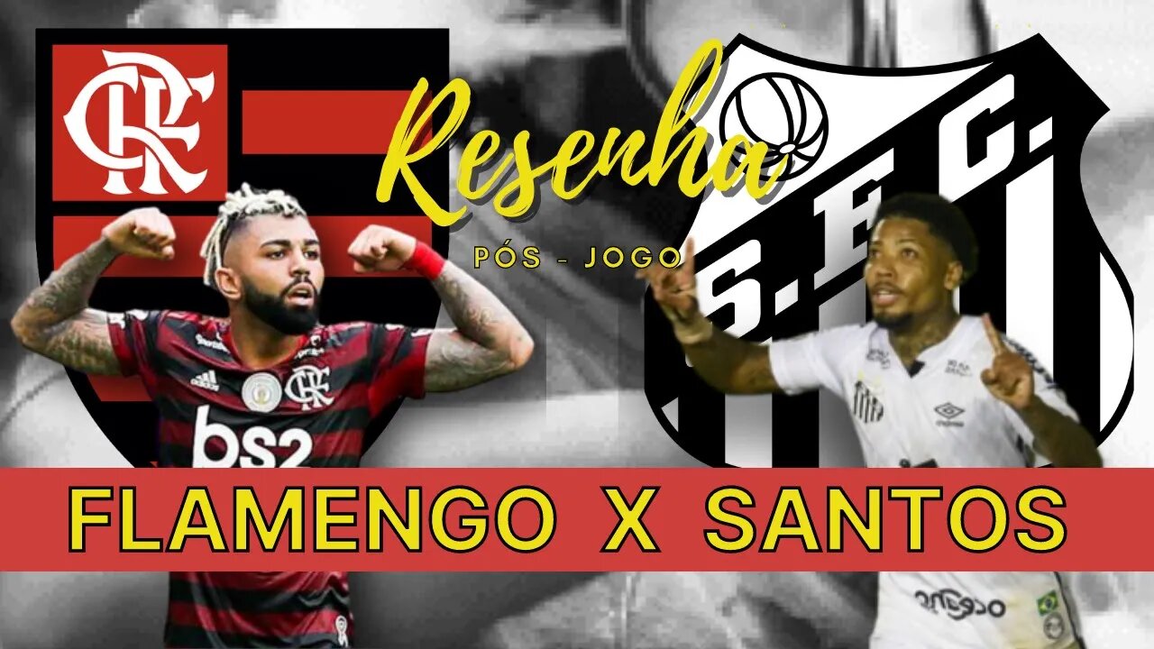 RESENHA PÓS JOGO FLAMENGO 4 X 1 SANTOS