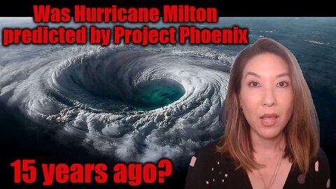 Hurricane Milton impacts Tampa Florida. Was this predicted 15 years ago by Project Phoenix?