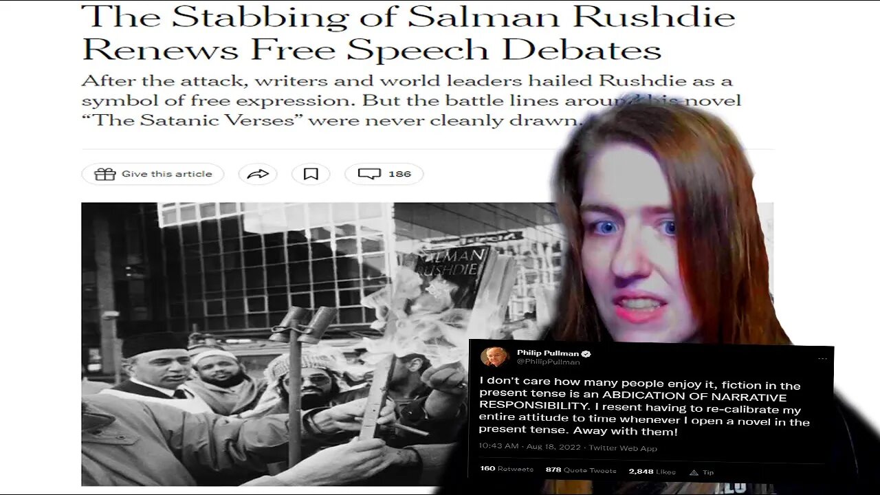Philip Pullman's Tweet, SCAM ALERT, B&N Hard Covers, PRH-Indie Hate, and Rushdie: There's SO MUCH