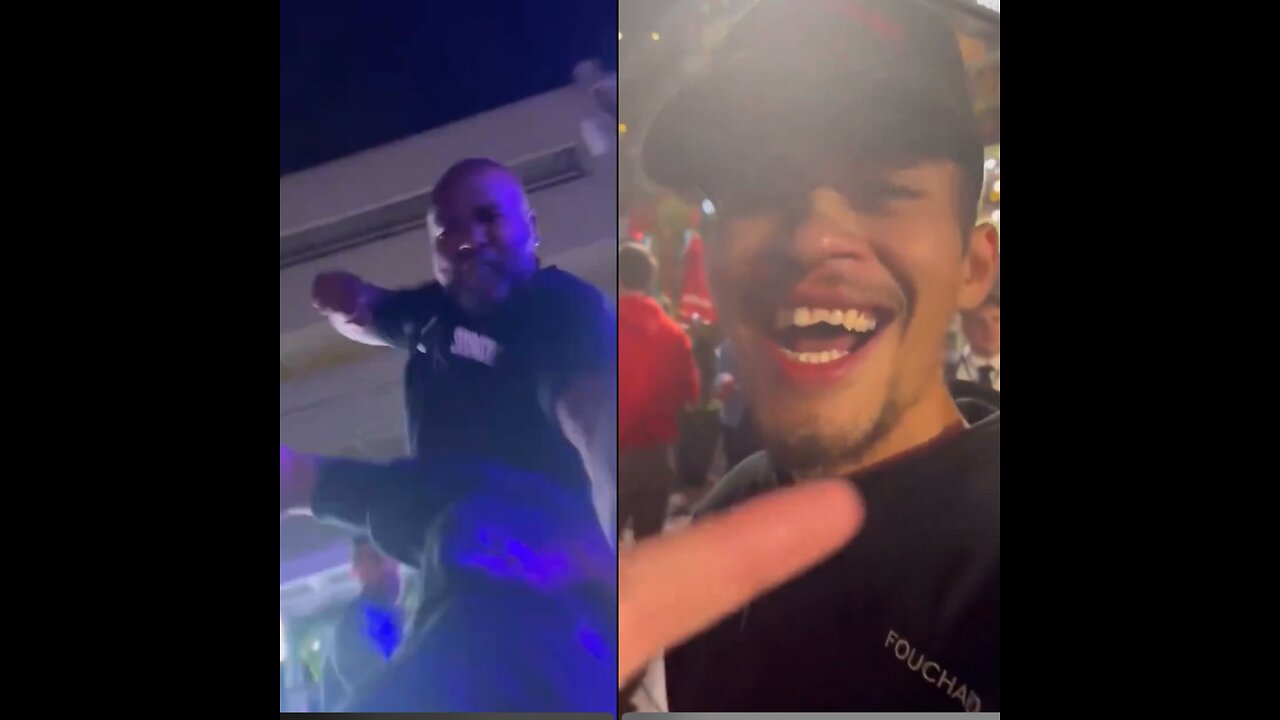 Kick Streamer Sneako Gets Superman Punched For Smacking Security Guards Hat Off🤣