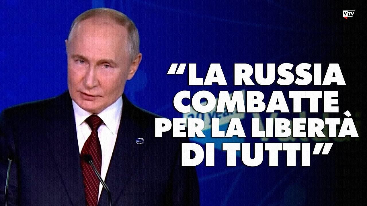 #VLADIMIR PUTIN - “IL RAZZISMO DELL'OCCIDENTE DEVE ESSERE RESPINTO!!”