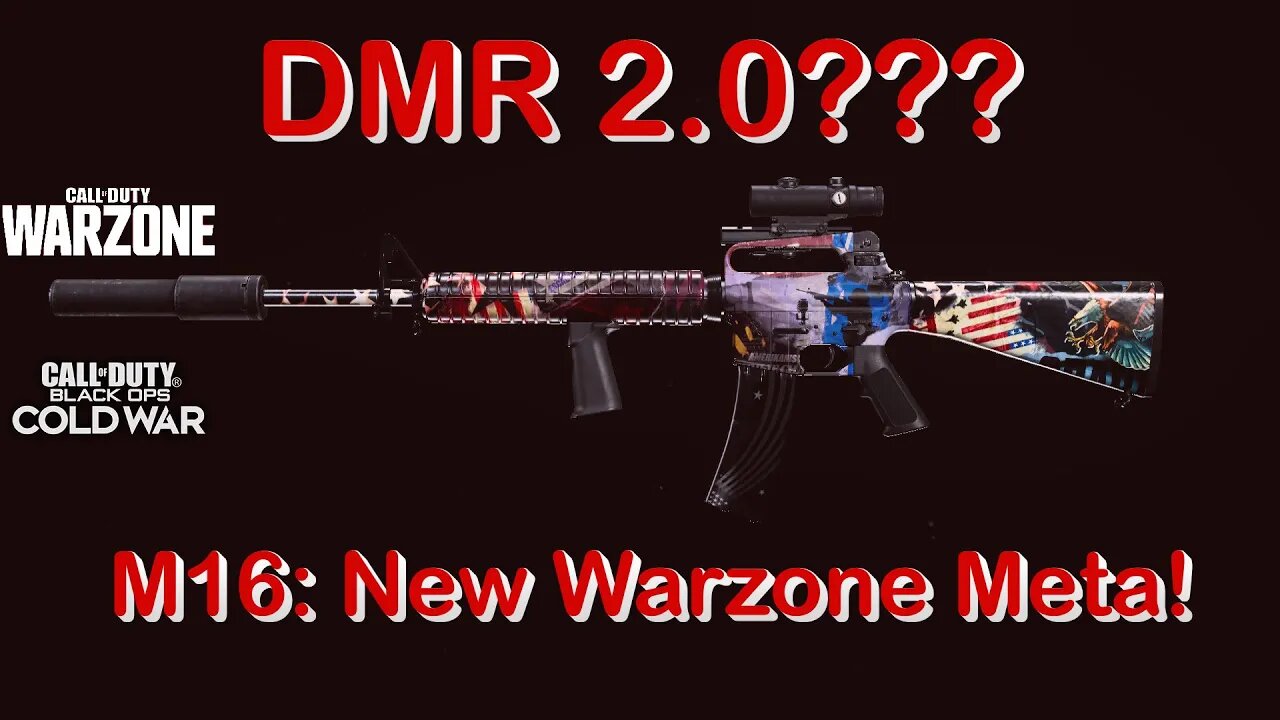 DMR 2.0??? M16: New Warzone Meta! | Call of Duty: Black Ops Cold War/Modern Warfare Warzone #shorts