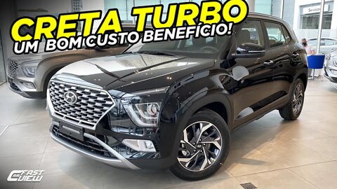 NOVO HYUNDAI CRETA LIMITED 1.0 TURBO 2022! VERSÃO INTERMEDIÁRIA COM BOM CUSTO BENEFICIO! Fastcarview