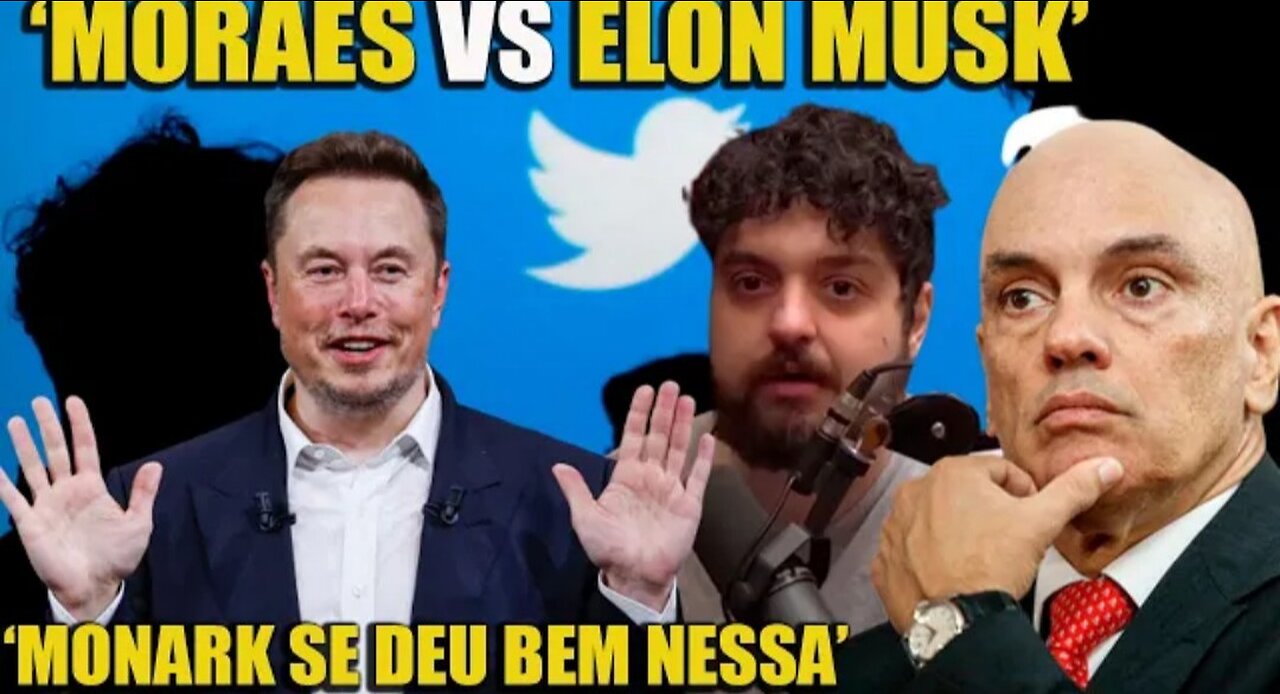 XANDÃO LEVA BAITA STOP DE ELON MUSK' ! TWITER PEITA DECISÃO CONTRA MONARK ! By Brasil República