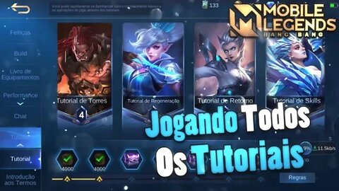 NOVOS TUTORIAIS DENTRO DO JOGO? NOVAS RECOMPENSAS? | Mobile Legends