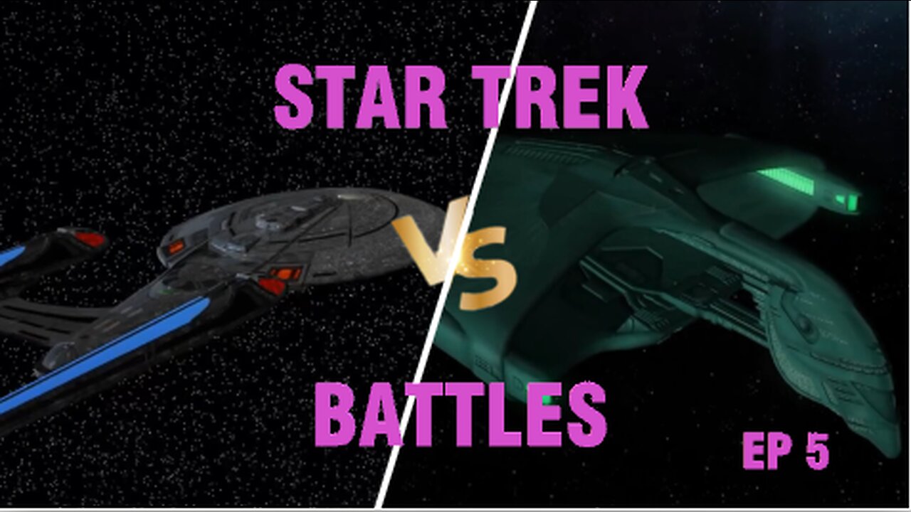 STAR TREK VS BATTLES (EP-5): FEDERATION SOVEREIGN CLASS VS. ROMULAN WARBIRD