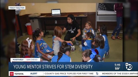 Young mentor strives for STEM diversity