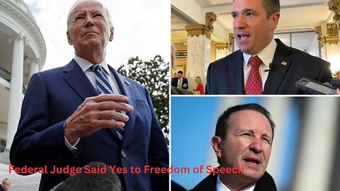 U.S. Judge Restricts Biden Officials about Censorship.