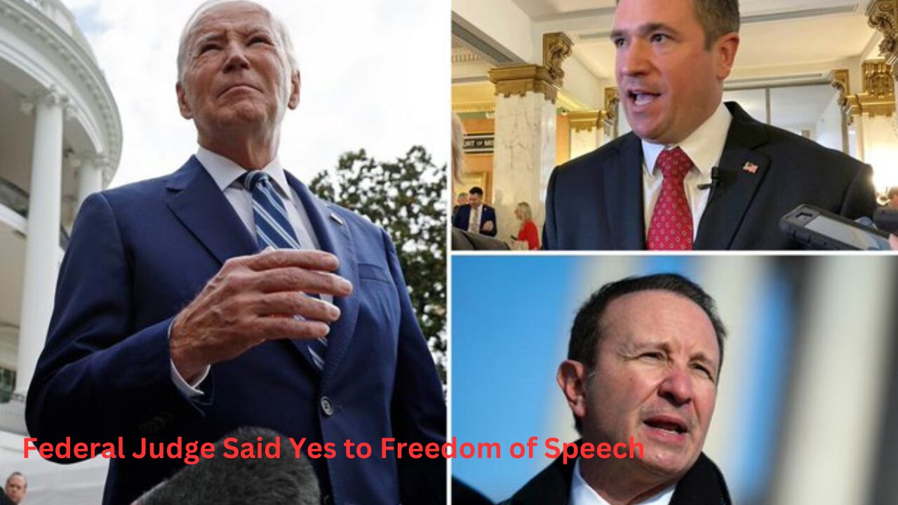 U.S. Judge Restricts Biden Officials about Censorship.