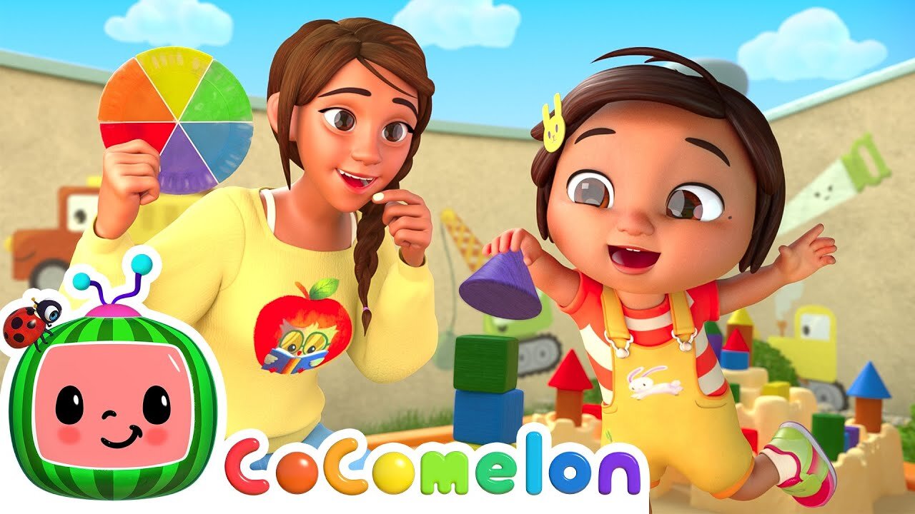 The Colors Song (with Nina) | CoComelon Nursery Rhymes &amp; Kids Songs