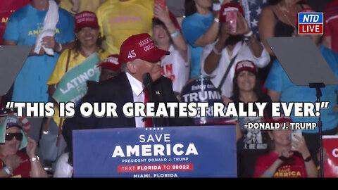 DJT Declares "Greatest Rally Ever!"