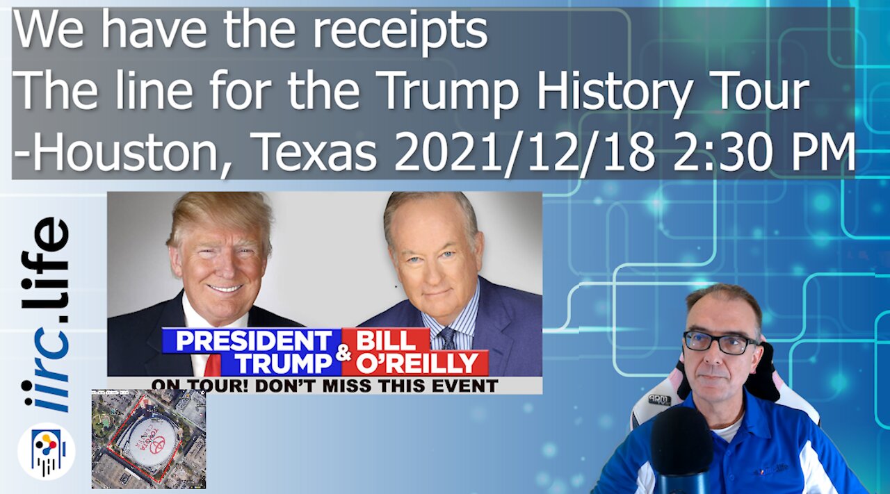 We have the receipts - How Many People Went to the Trump-O'Reilly History Tour in Houston?