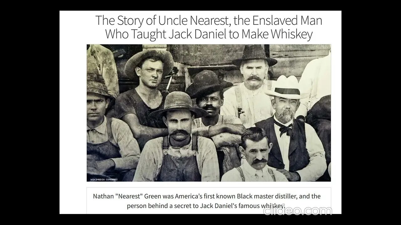 Nathan "Nearest" Green-Jack Daniel Master Distiller #distiller #jackdaniel #master